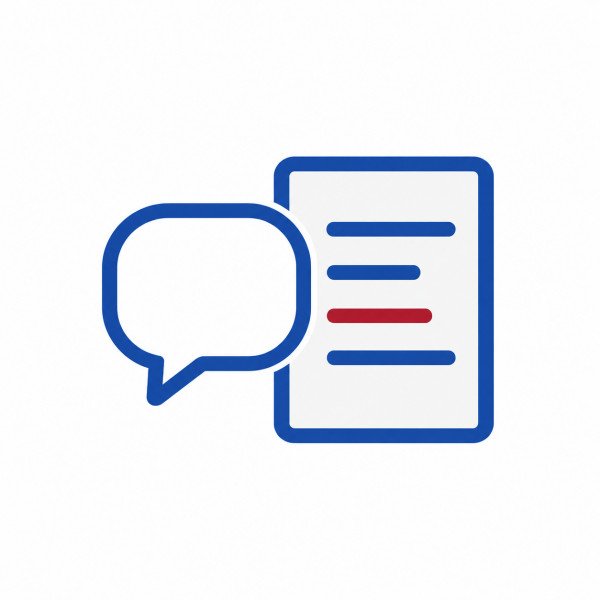 Consultation symbol for questions about medical history